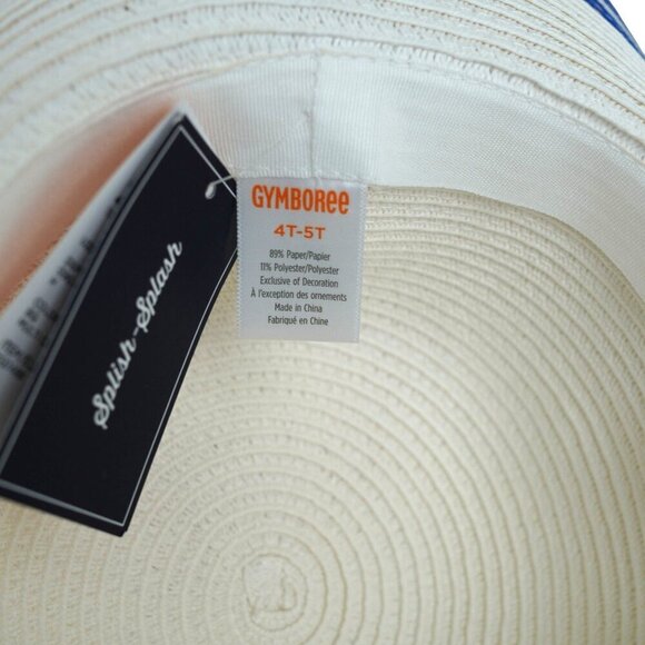 NWT Gymboree Girls Summer Flower Sun Beach Hat 4T 5T - Picture 3 of 4